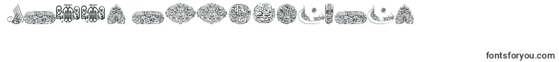 fuente My Font Quraan 7 – feliz aniversario fuentes